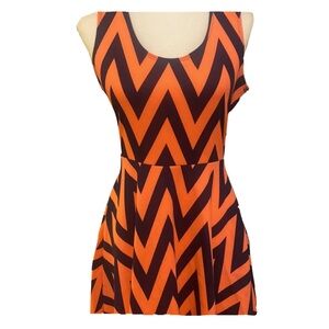 derek heart zigzag dress